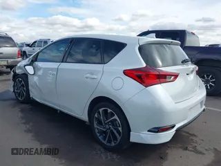 2016 Scion iM with VIN JTNKARJE4GJ517791, listed as a IAAI auction lot 41806605 with 140,956 mi miles. Bid and sale history available at carsss.com. Image 3.