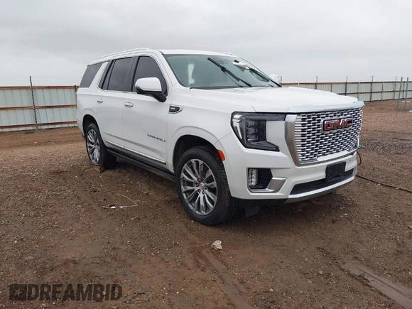 2021 GMC Yukon Denali with VIN 1GKS2DKL0MR178210, listed as a IAAI auction lot 41934532 with 91,785 mi miles. Bid and sale history available at carsss.com. Image 1.