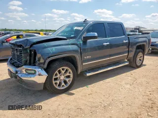 2018 GMC Sierra 1500 SLT with VIN 3GTP1NEC4JG246459, listed as a Copart auction lot 58757345 with 86,258 mi miles and Salvage title. Bid and sale history available at DreamBid. Image 1.