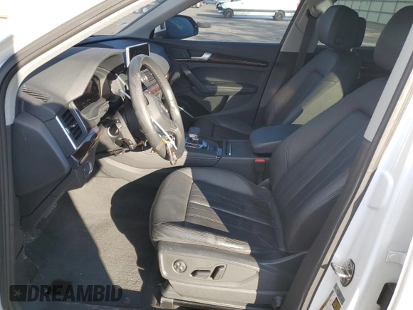 2020 Audi Q5 Premium Plus with VIN WA1BNAFY0L2058271, listed as a Copart auction lot 42160375 with 47,150 mi miles and Salvage Title. Bid and sale history available at carsss.com. Image 7.
