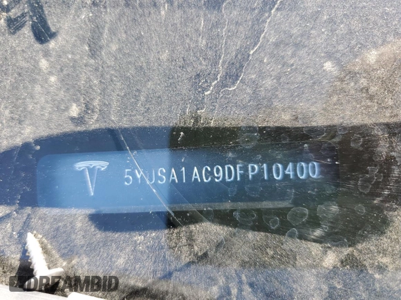 2013 Tesla Model S with VIN 5YJSA1AC9DFP10400, listed as a Copart auction lot 59047985 with 165,166 mi miles and Salvage title. Bid and sale history available at DreamBid. Image 12.