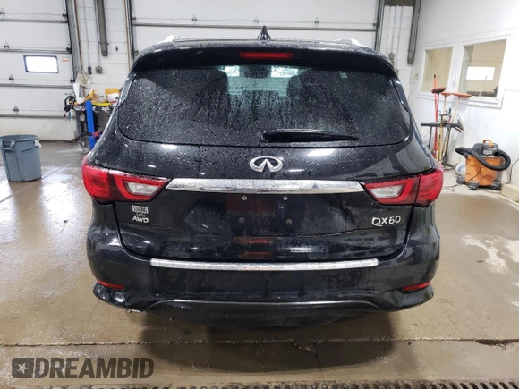 2019 Infiniti QX60 Luxe with VIN 5N1DL0MM3KC518400, listed as a Copart auction lot 55280515 with 194,682 mi miles and Salvage title. Bid and sale history available at DreamBid. Image 6.