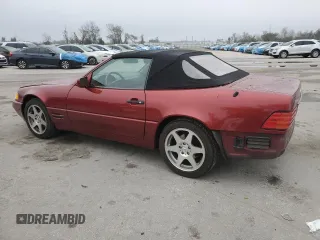 1997 Mercedes-Benz SL-Class with VIN WDBFA67F7VF154440, listed as a Copart auction lot 89329915 with 142,966 mi miles and Salvage Title. Bid and sale history available at carsss.com. Image 2.