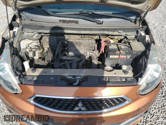 2018 Mitsubishi Mirage ES with VIN ML32A3HJ3JH000276, listed as a Copart auction lot 52456705 with 87,774 mi miles and Salvage title. Bid and sale history available at DreamBid. Image 11.