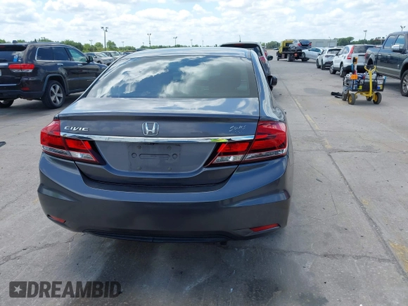 2014 Honda Civic Sedan LX with VIN 19XFB2F59EE079783, listed as a IAAI auction lot 42059609 with 179,922 mi miles. Bid and sale history available at carsss.com. Image 17.