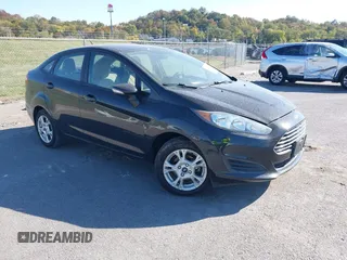 2015 Ford Fiesta SE with VIN 3FADP4BJ4FM151333, listed as a IAAI auction lot 37849820 with 120,962 mi miles. Bid and sale history available at carsss.com. Image 1.