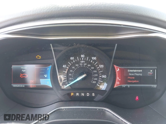 2014 Ford Fusion Titanium with VIN 3FA6P0K98ER197482, listed as a IAAI auction lot 42251293 with 165,520 mi miles and . Bid and sale history available at DreamBid. Image 7.