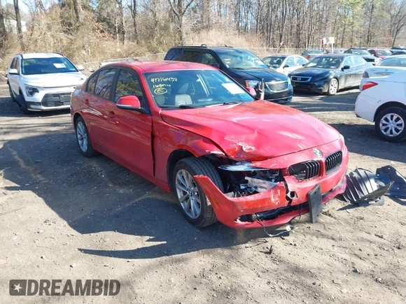 2016 BMW 3 Series 320i with VIN WBA8E1G52GNT38408, listed as a IAAI auction lot 41716438 with 50,207 mi miles and . Bid and sale history available at carsss.com. Image 1.