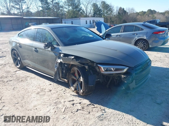 2019 Audi S5 Sportback Premium Plus z VIN WAUB4CF58KA050575, wystawiony jako IAAI lot #41248451 z przebiegiem 75 285 mil mil oraz . Historia ofert i sprzedaży dostępna na DreamBid. Obrazek 1.
