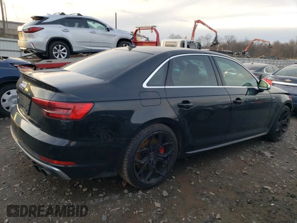 2018 Audi S4 Premium Plus with VIN WAUB4AF45JA003417, listed as a Copart auction lot 78106783 with 99,094 mi miles. Bid and sale history available at carsss.com. Image 3.