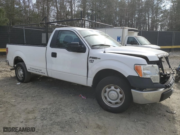 2014 Ford F-150 XL with VIN 1FTMF1CM7EKE77640, listed as a Copart auction lot 49210625 with 182,785 mi miles and Salvage Title. Bid and sale history available at carsss.com. Image 4.