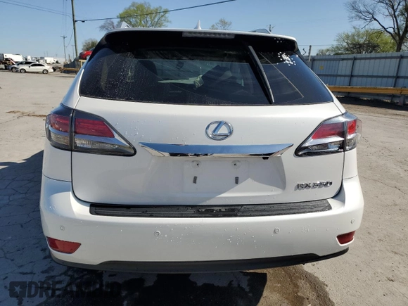 2015 Lexus RX 350 with VIN 2T2ZK1BA8FC197278, listed as a Copart auction lot 51862355 with 104,440 mi miles and Salvage Title. Bid and sale history available at carsss.com. Image 6.