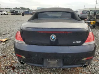 2007 BMW 6 Series 650i with VIN WBAEK13527CN83125, listed as a Copart auction lot 79381004 with 140,844 mi miles and Salvage Title. Bid and sale history available at carsss.com. Image 6.