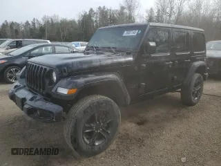 2023 Jeep Wrangler Sport S with VIN 1C4HJXDN2PW559717, listed as a Copart auction lot 55007145 with 34,484 mi miles and Clean title. Bid and sale history available at DreamBid. Image 1.