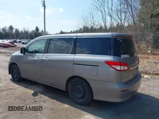 2012 Nissan Quest SL with VIN JN8AE2KP1C9032424, listed as a IAAI auction lot 42038372 with 205,530 mi miles. Bid and sale history available at carsss.com. Image 3.
