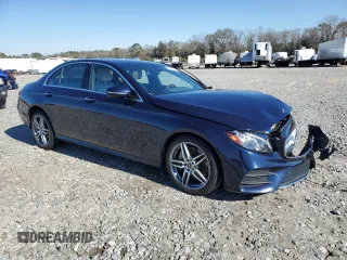 2018 Mercedes-Benz E-Class E 300 with VIN WDDZF4JB2JA329927, listed as a Copart auction lot 41367745 with 0 mi miles and Salvage Title. Bid and sale history available at carsss.com. Image 4.