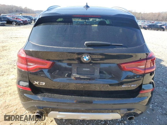 2019 BMW X3 sDrive30i with VIN 5UXTR7C58KLR43790, listed as a Copart auction lot 85580764 with 0 mi miles and Salvage Title. Bid and sale history available at carsss.com. Image 6.