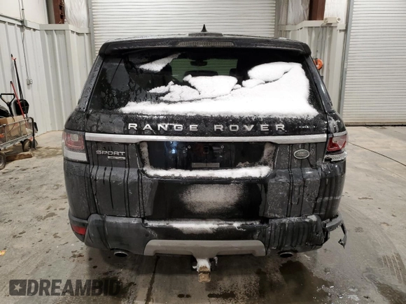 2017 Land Rover Range Rover Sport HSE with VIN SALWR2FK6HA168955, listed as a Copart auction lot 45399925 with 88,565 mi miles and Non Repairable. Bid and sale history available at carsss.com. Image 6.