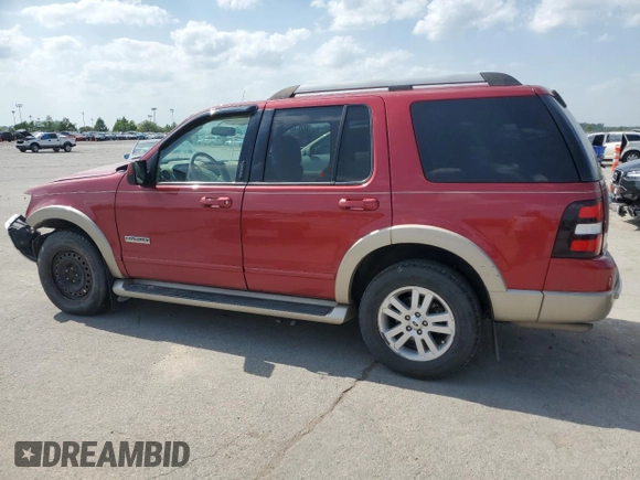 2006 Ford Explorer Eddie Bauer z VIN 1FMEU74E66UA43716, wystawiony jako Copart lot #54717655 z przebiegiem 191 275 mil mil oraz Szkoda całkowita • Salvage title. Historia ofert i sprzedaży dostępna na DreamBid. Obrazek 2.