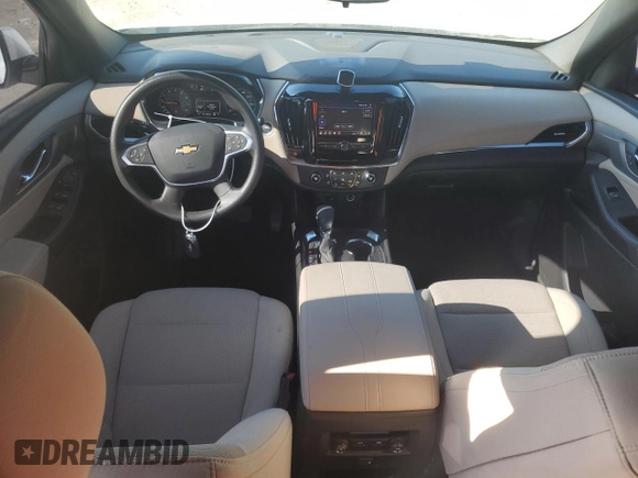 2023 Chevrolet Traverse LS with VIN 1GNEVLKW8PJ238474, listed as a Copart auction lot 85952264 with 28,038 mi miles and Salvage Title. Bid and sale history available at carsss.com. Image 8.