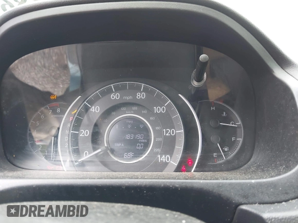 2013 Honda CR-V LX with VIN 5J6RM4H38DL077831, listed as a IAAI auction lot 41937886 with 183,190 mi miles and . Bid and sale history available at DreamBid. Image 7.
