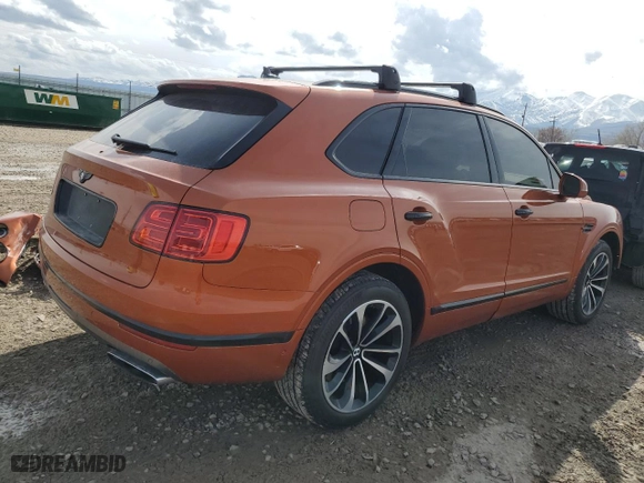 2017 Bentley Bentayga W12 with VIN SJAAC2ZV7HC014060, listed as a Copart auction lot 48581564 with 48,402 mi miles and Salvage Title. Bid and sale history available at carsss.com. Image 3.