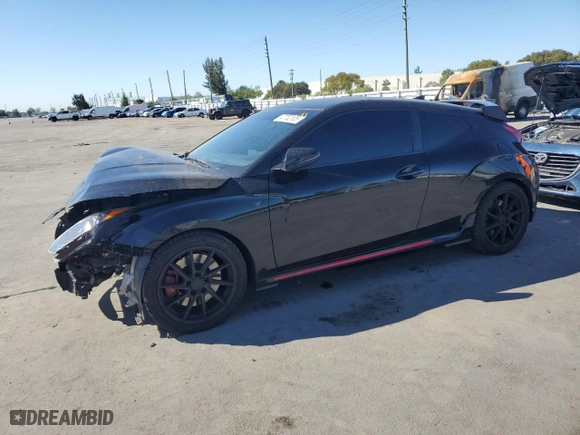 2020 Hyundai Veloster N with VIN KMHT36AH8LU007802, listed as a Copart auction lot 47702105 with 65,348 mi miles and Non Repairable. Bid and sale history available at carsss.com. Image 1.