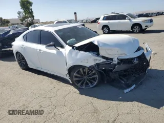 2023 Lexus IS 350 F Sport with VIN JTHGZ1B26P5058960, listed as a Copart auction lot 60683435 with 29,814 mi miles and Salvage title. Bid and sale history available at DreamBid. Image 4.