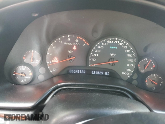 1998 Chevrolet Corvette with VIN 1G1YY22G2W5129055, listed as a Copart auction lot 69532274 with 121,529 mi miles and Salvage Title. Bid and sale history available at carsss.com. Image 9.
