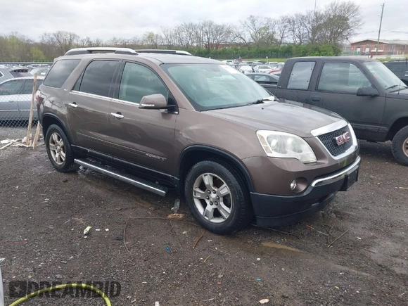 2008 GMC Acadia SLT1 with VIN 1GKER23778J263242, listed as a IAAI auction lot 41950769 with 242,023 mi miles. Bid and sale history available at carsss.com. Image 1.