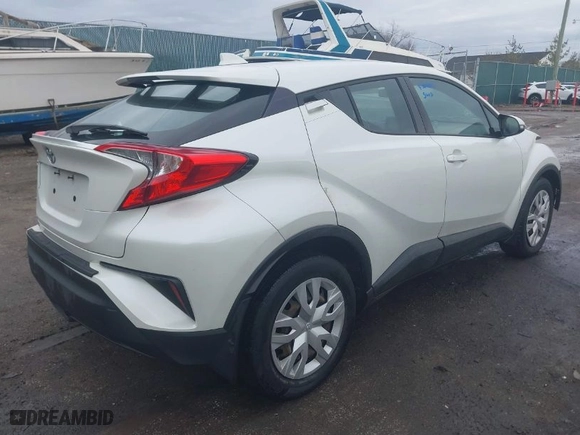 2021 Toyota C-HR LE with VIN NMTKHMBX1MR134150, listed as a IAAI auction lot 41677908 with 72,509 mi miles. Bid and sale history available at carsss.com. Image 4.