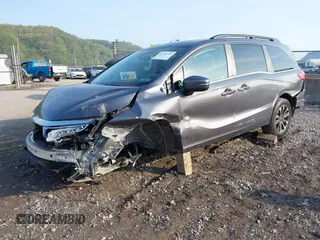 2022 Honda Odyssey EX-L z VIN 5FNRL6H78NB052651, wystawiony jako IAAI lot #42154729 z przebiegiem 23 mil mil oraz . Historia ofert i sprzedaży dostępna na DreamBid. Obrazek 2.