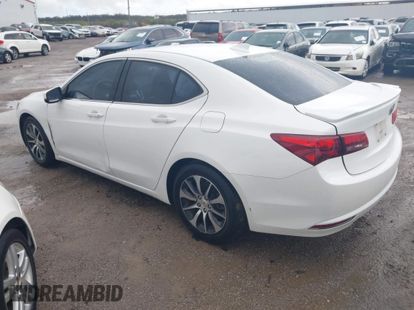 2015 Acura TLX with VIN 19UUB1F39FA020674, listed as a IAAI auction lot 41964784 with 98,579 mi miles and . Bid and sale history available at carsss.com. Image 3.