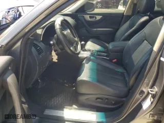 2017 Infiniti QX70 with VIN JN8CS1MW4HM413561, listed as a Copart auction lot 55653464 with 0 mi miles and Salvage Title. Bid and sale history available at carsss.com. Image 7.