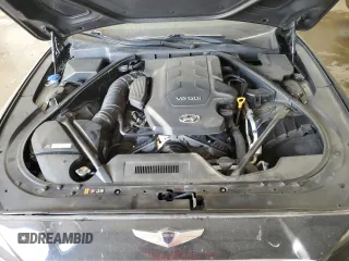 2015 Hyundai Genesis 3.8L with VIN KMHGN4JEXFU086268, listed as a Copart auction lot 53620125 with 111,138 mi miles and Salvage Title. Bid and sale history available at carsss.com. Image 11.