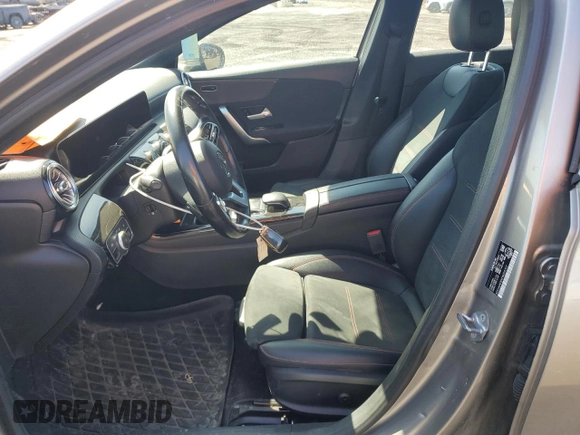 2019 Mercedes-Benz A 220 with VIN WDD3G4FBXKW009707, listed as a Copart auction lot 50912955 with 69,569 mi miles and Salvage Title. Bid and sale history available at DreamBid. Image 7.