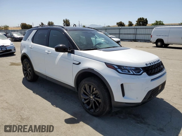 2023 Land Rover Discovery Sport S with VIN SALCJ2FX1PH323777, listed as a Copart auction lot 55963114 with 20,012 mi miles and Salvage Title. Bid and sale history available at carsss.com. Image 4.
