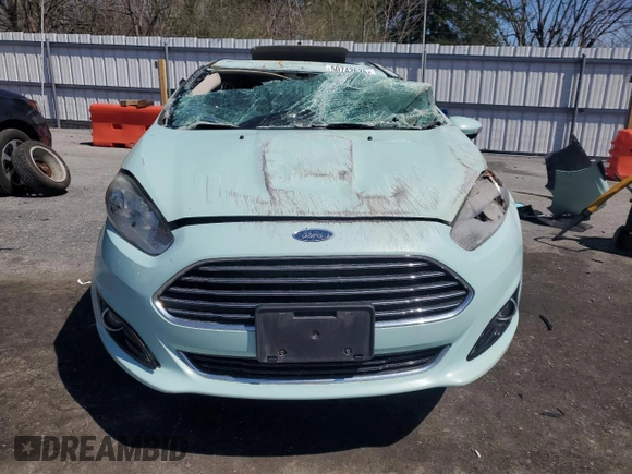 2017 Ford Fiesta Titanium with VIN 3FADP4CJ2HM119725, listed as a Copart auction lot 50743635 with 125,412 mi miles and Salvage Title. Bid and sale history available at carsss.com. Image 5.