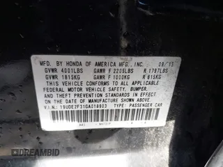 2016 Acura ILX z VIN 19UDE2F31GA018903, wystawiony jako IAAI lot #41767773 z przebiegiem 149 063 mil mil oraz . Historia ofert i sprzedaży dostępna na DreamBid. Obrazek 9.