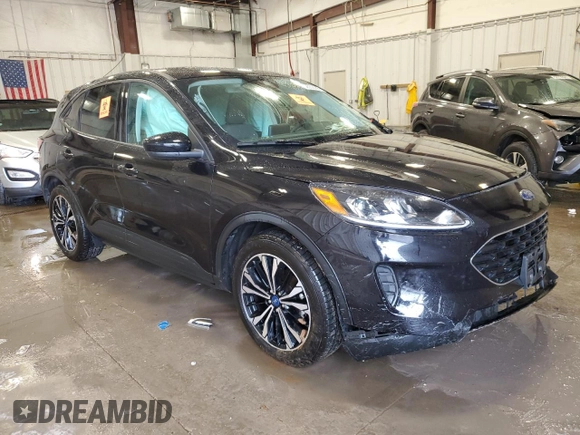 2021 Ford Escape SE with VIN 1FMCU0G67MUB34221, listed as a Copart auction lot 52553385 with 41,074 mi miles and Non Repairable. Bid and sale history available at carsss.com. Image 4.