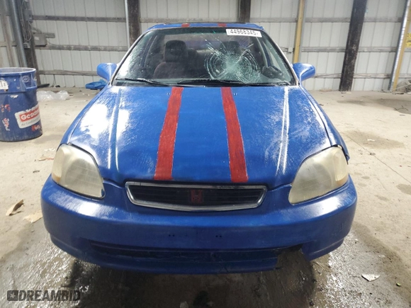 1998 Honda Civic EX with VIN 1HGEJ8141WL091422, listed as a Copart auction lot 44968345 with 179,474 mi miles and Clean Title. Bid and sale history available at carsss.com. Image 5.