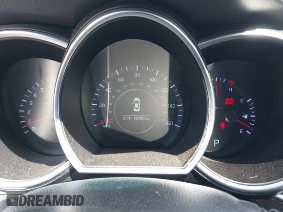 2014 Kia Optima EX with VIN 5XXGN4A75EG317958, listed as a IAAI auction lot 42075557 with 138,903 mi miles and . Bid and sale history available at carsss.com. Image 7.