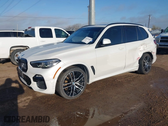 2021 BMW X5 sDrive40i with VIN 5UXCR4C00M9D80482, listed as a IAAI auction lot 41636009 with 85,103 mi miles. Bid and sale history available at carsss.com. Image 17.