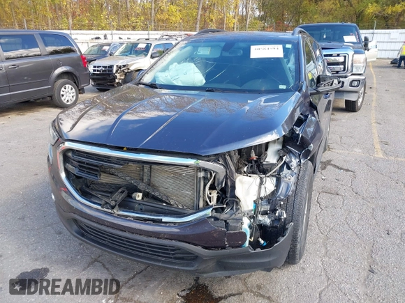2018 GMC Terrain SLE with VIN 3GKALMEVXJL157227, listed as a IAAI auction lot 40584594 with 123,718 mi miles. Bid and sale history available at carsss.com. Image 6.