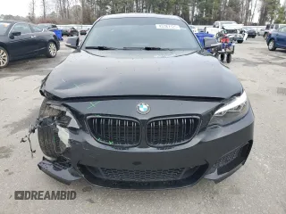 2015 BMW 2 Series 228i with VIN WBA1F5C56FV257079, listed as a Copart auction lot 43387125 with 155,027 mi miles and Salvage Title. Bid and sale history available at carsss.com. Image 5.