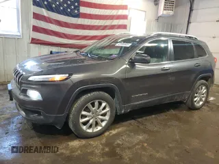 2016 Jeep Cherokee Limited with VIN 1C4PJMDS5GW203634, listed as a Copart auction lot 42086905 with 104,307 mi miles and Salvage Title. Bid and sale history available at DreamBid. Image 1.