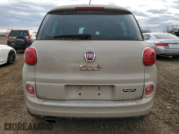 2014 FIAT 500L Easy with VIN ZFBCFABH0EZ026446, listed as a Copart auction lot 80787644 with 107,201 mi miles and Clean Title. Bid and sale history available at carsss.com. Image 6.