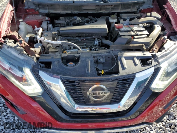 2017 Nissan Rogue SL with VIN JN8AT2MTXHW408272, listed as a Copart auction lot 49271525 with 62,143 mi miles and Salvage Title. Bid and sale history available at DreamBid. Image 12.