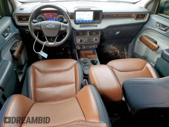 2023 Ford Maverick XL with VIN 3FTTW8F96PRA27035, listed as a Copart auction lot 89401915 with 34,683 mi miles and Salvage title. Bid and sale history available at DreamBid. Image 8.