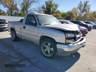 2004 Chevrolet Silverado 1500 LS with VIN 1GCEC14T54Z253372, listed as a Copart auction lot 75456634 with 271,025 mi miles and Salvage Title. Bid and sale history available at carsss.com. Image 4.